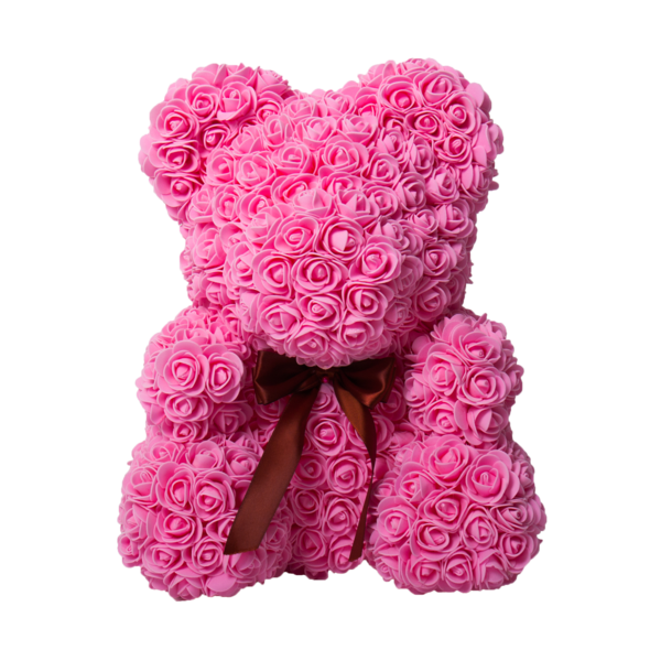 Grande Pink Rose Bear 70cm Tall